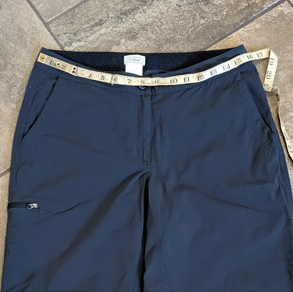 LL Bean Gorpcore Comfort Trail Pants Size 10 Dark Grey/Soft Black - Picture 3 of 14